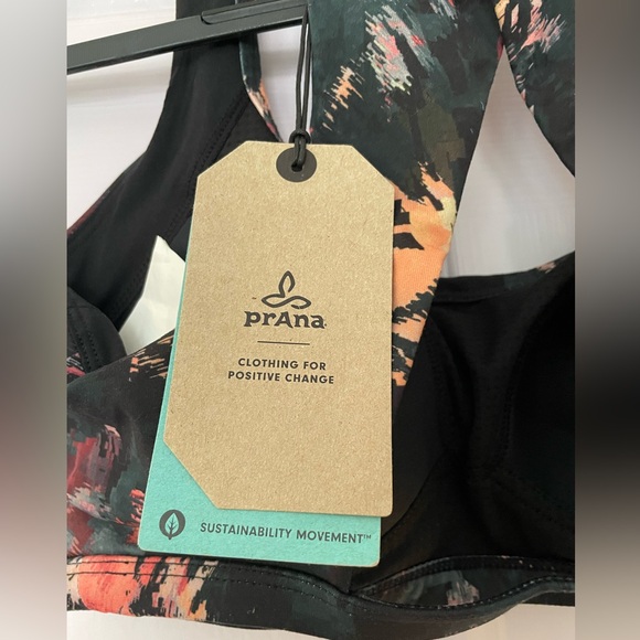 NWT PrAna Counting Stars Yoga Sports Bra - Picture 7 of 10